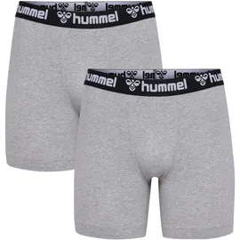 hummel Hmlboxers Boxershorts grau L 2er Pack