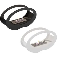 Kratki ovaler freistehender Biokamin / Tischkamin Echo | mit Farbwahl