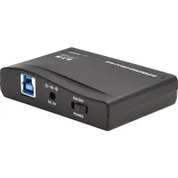 Eaton Power Quality Tripp 4-Port USB-A Mini Hub - USB 3.2 Gen 1, International Plug Adapters (USB-B, 4 Ports), Dockingstation + Hub, Schwarz