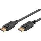 goobay DisplayPort -Kabel 2.0 40 Gbit/s - Schwarz