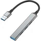 Equip USB-Hub 4-Port 2.0 - 1x3.0.3x2.0 0.15m o.Netzteil
