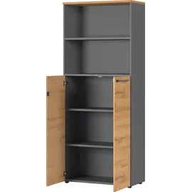Germania Agenda Home, 4236-564 grafit, grandson-eiche 80,0 x 40,0 x 197,0 cm