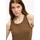 s.Oliver Geripptes Top Braun XL