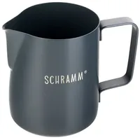 Schramm Schramm® Milchkännchen Milchkanne in schwarz oder grau Edelstahl