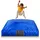 Vevor Crashpad 150 x 150 cm, Kindermatte mit Schaumstoffblöcken & Waschbarem Bezug, Weiche Schaumstoff-Landezone, Fallschutzmatte, Ausstattung für Sinnesräume zum Springen Entspannen Spielen Blau