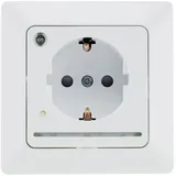 ChiliTec Schuko-Steckdose 250V 16A Weiß 1 St.