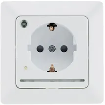 ChiliTec Schuko-Steckdose 250V 16A Weiß 1 St.