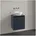 Waschtischunterschrank C149B0VQ 50x54 8x38cm Waschtisch mittig LED-Beleuchtung 3 4 W marine blue