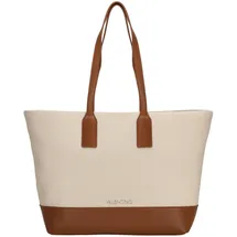 Valentino Atena Shopper Polyurethan Beige/Braun
