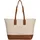 Valentino Atena Shopper Polyurethan Beige/Braun
