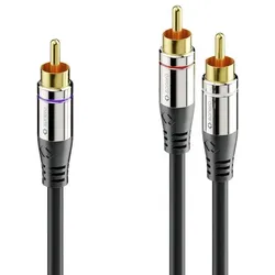 Sonero Cinch auf 2x Cinch Subwoofer Kabel  2,0m