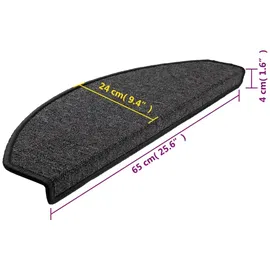 vidaXL 15 Stk. 65x24x4 cm