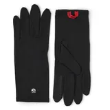 Hestra Merino Wool Liner Long 5 Finger Handschuhe Schwarz 8