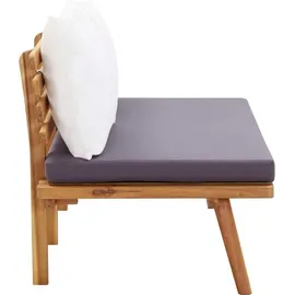 vidaXL Modell 15 Loungeset mit Auflagen braun