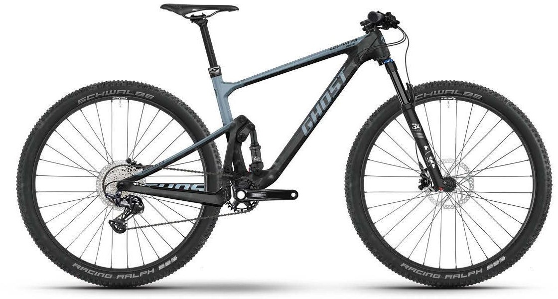 Ghost Lector FS SF Essential 29R Fullsuspension Mountain Bike Carbon/Dark Grey glossy | L/48.9cm
