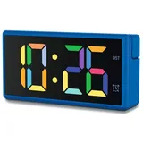Hama digitaler Wecker Ibiza blau Kunststoff 15,0 x 7,5 cm