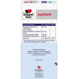 Doppelherz System Omega-3 Konzentrat Kapseln 120 St.