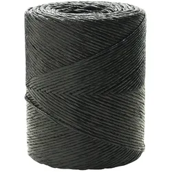 Raffia Rope Spule 750 Gramm Schwarze Farbe.