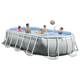 Intex Prism Frame Oval Pool Set 503 x 274 x 122 cm inkl. Filterpumpe 26796