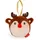 Legami - Weihnachtsdekoration aus Plüsch Oh-Oh-Ornaments, Reindeer, Weihnachtskugel, zum Aufhängen am Baum, aus Polyester, 9 x 10 x 4 cm