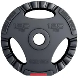 GORILLA SPORTS Hantelscheiben Einzeln/Set, Kunststoff Gewichtsscheiben, Ø 30/31mm Bohrung, Tri-Grip, Hantelscheiben-Set, von 1,25 kg bis 30 kg Gewichte - für Krafttraining