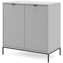 Vicco Kommode Eliza, Grau, 80 x 42 cm, mit 2 Türen,