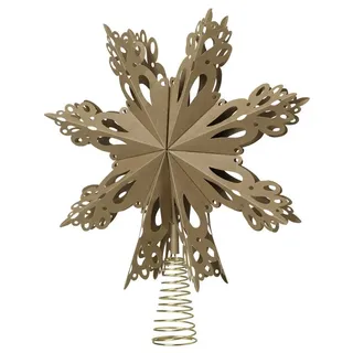 Broste Copenhagen Christmas Star Christbaumspitze Ø 30 cm, braun 30cm,