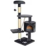 LIONTO Kratzbaum 67 x 55 x 112 cm grau