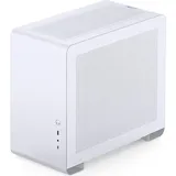 Jonsbo U4 Mini Micro-ATX-Gehäuse, Tempered Glass - weiß,