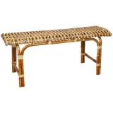 Romimex Bank Natur Rattan 110 x 50 x 40 cm