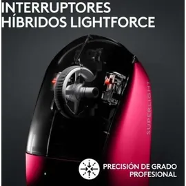 Logitech G PRO X SUPERLIGHT 2 LIGHTSPEED Kabellose Gaming-Maus, West Europa Verpackung, Lightweight, 60g, 8K-Abrufrate, 44K DPI, 5 programmierbare Tasten, USB-C, PC - - Gaming
