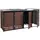 MCW Mülltonnenverkleidung MCW-K14 124 x 265 x 84 cm walnuss