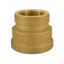 KLASEBO Gewindefitting Messing Muffe reduziert 1 1/2" IG x 1 1/4" IG