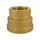 KLASEBO Gewindefitting Messing Muffe reduziert 1 1/2" IG x 1 1/4" IG
