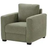 bobb Relaxsessel Lisa de Luxe Flachgewebe 85 x 90 x 93 cm Grün