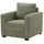 bobb Relaxsessel Lisa de Luxe Flachgewebe 85 x 90 x 93 cm Grün