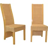Home affaire Rattanstuhl Stuhlparade (2 St) beige