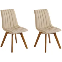 Beliani Esszimmerstuhl 2er Set CALGARY