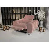 Fun Möbel Sessel Bastien Relax Stoff 72 x 71 x 70 cm Rosa elektrisch