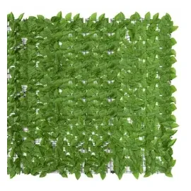 vidaXL Balkonverkleidung 300 x 150 cm grün Polyethylen