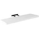 Stilista Wandregal Volato, freischwebend, Farb- & Größenwahl, 100 cm weiß
