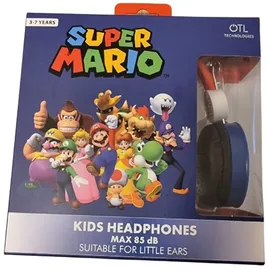 OTL Super Mario Friends Rot/Blau Kinder-Kopfhörer