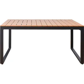 Home Deluxe SIERA Gartentisch 160 x 90 x 75 cm Grau