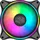 Cooler Master MF120 HALO 3in1 - Gehäuselüfter - 120 mm 1 x), PC Lüfter, Schwarz mit RGB LED - 30 dBA