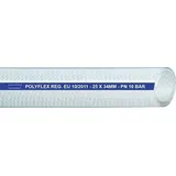 TEGUMA Druckluftschlauch POLYFLEX ID 6,0mm AD 12,0mm L.50m Transparent Wandst.3,0mm