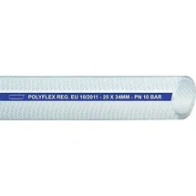TEGUMA Druckluftschlauch POLYFLEX ID 6,0mm AD 12,0mm L.50m Transparent Wandst.3,0mm