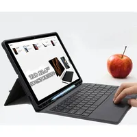 ROOFEI Galaxy Tab S7 FE/S8+/S7+ Hülle mit Tastatur QWERTZ : 7-Farbige Beleuchtung Tastatur mit Trackpad, All-in-one Tastatur Hülle mit Stifthalter für 12,4" Samsung Galaxy Tab S8 Plus/S7 Plus/S7 FE