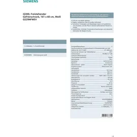 Siemens iQ300 GS29NFWEV