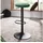 FineBuy Barhocker Samt 58-79 cm Grün