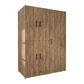 roomartstore.de Waschmaschinenschrank DORA 130 x 230 x 74 cm Beige